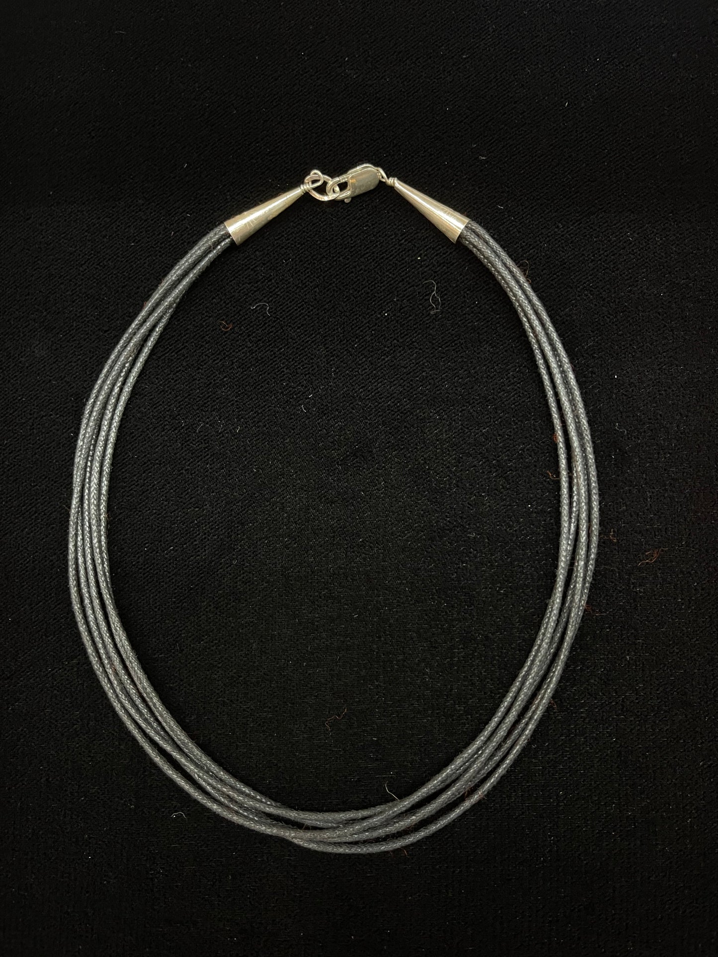 16" 5 Strand Braided Cord Necklace