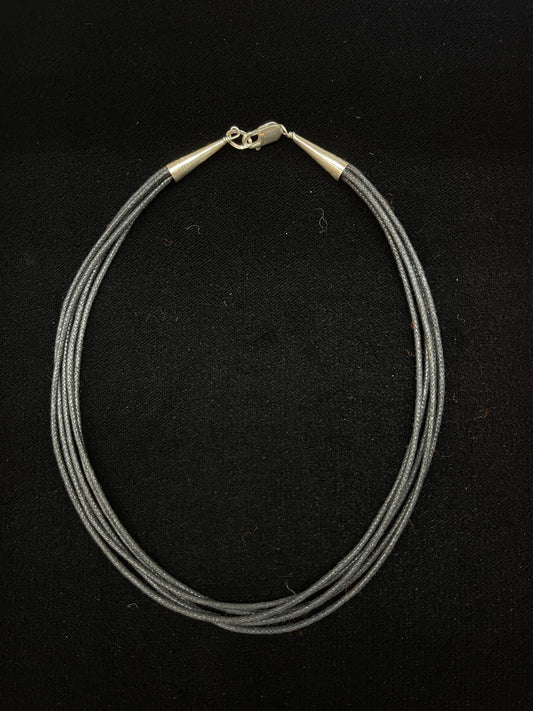 16" 5 Strand Braided Cord Necklace