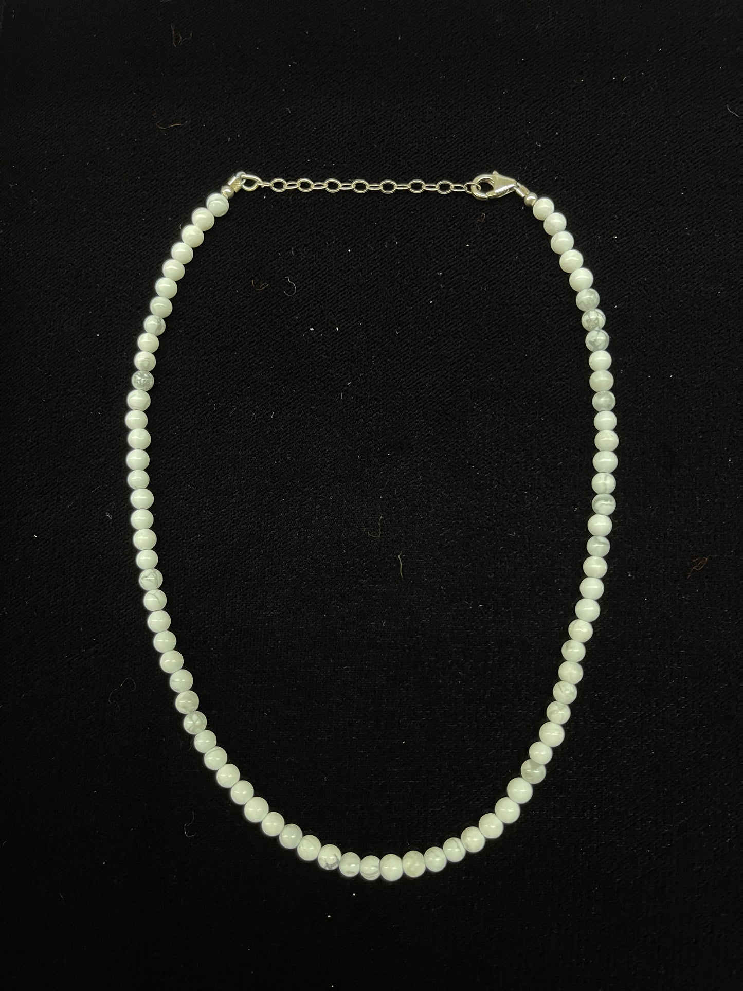 16” 5mm Howlite Necklace