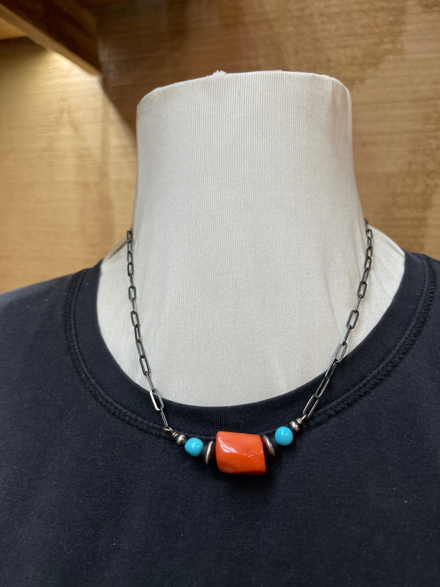 18” Natural Coral Necklace