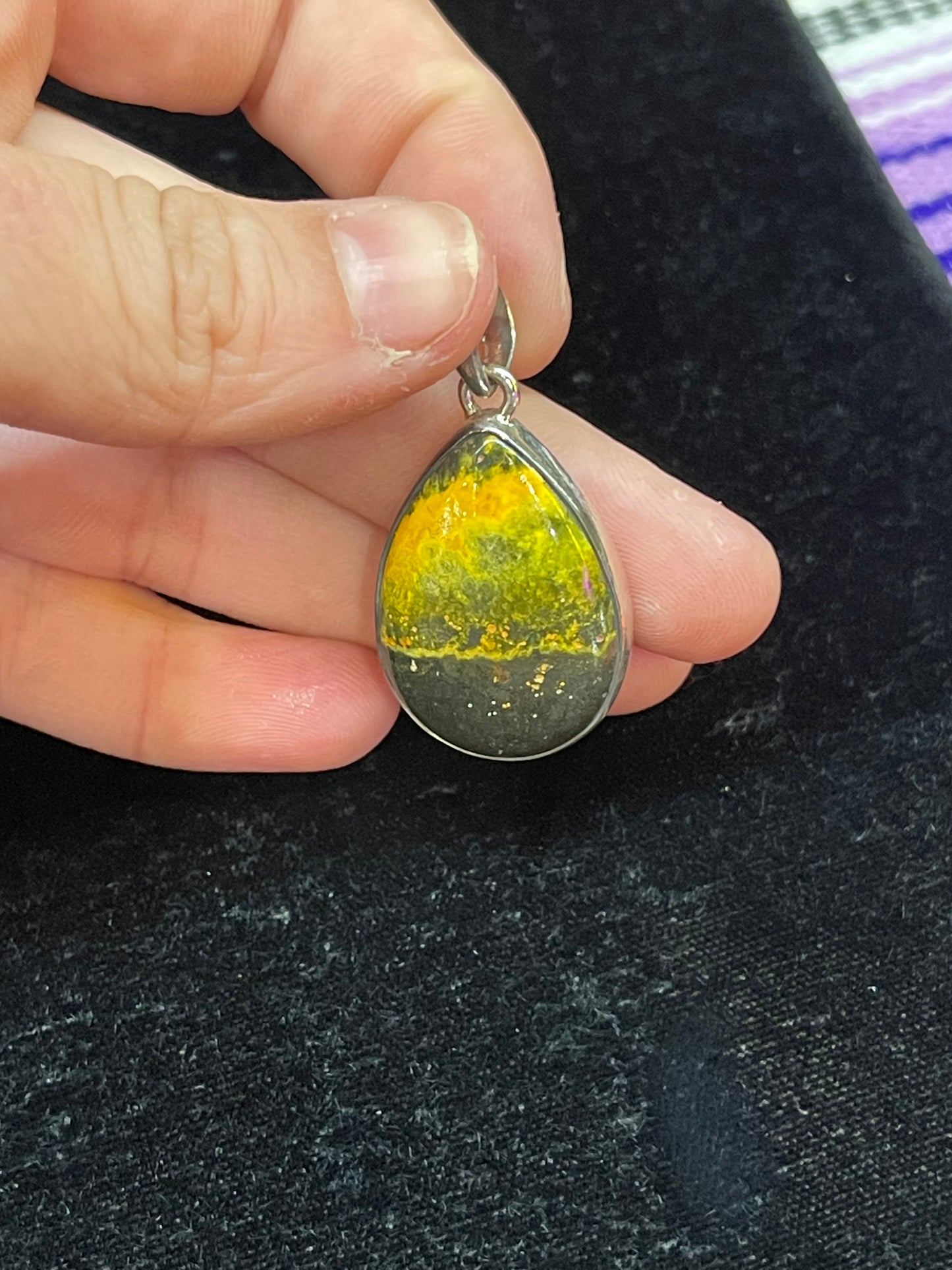 Bumblebee Jasper Pendant