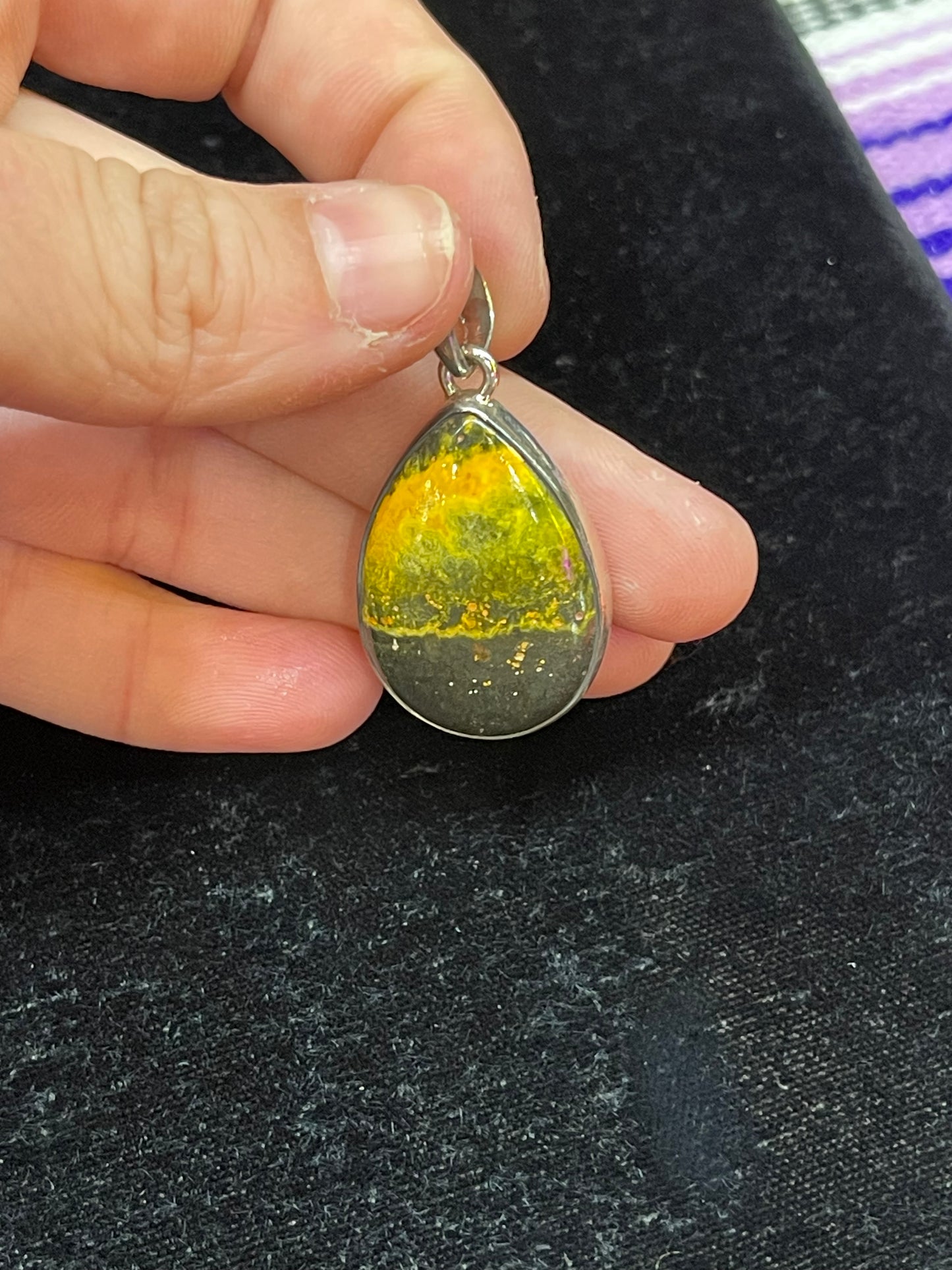 Bumblebee Jasper Pendant