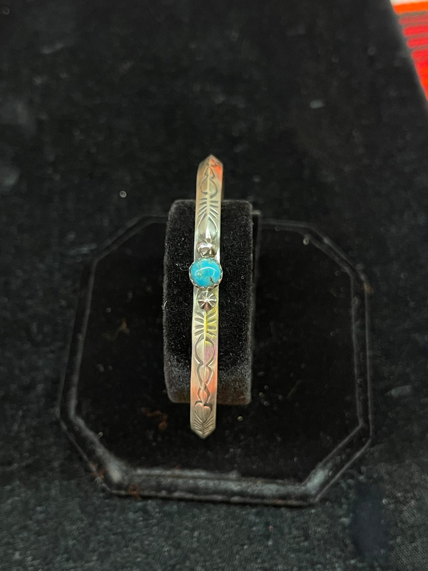 Navajo Bracelet with Turquoise Stone