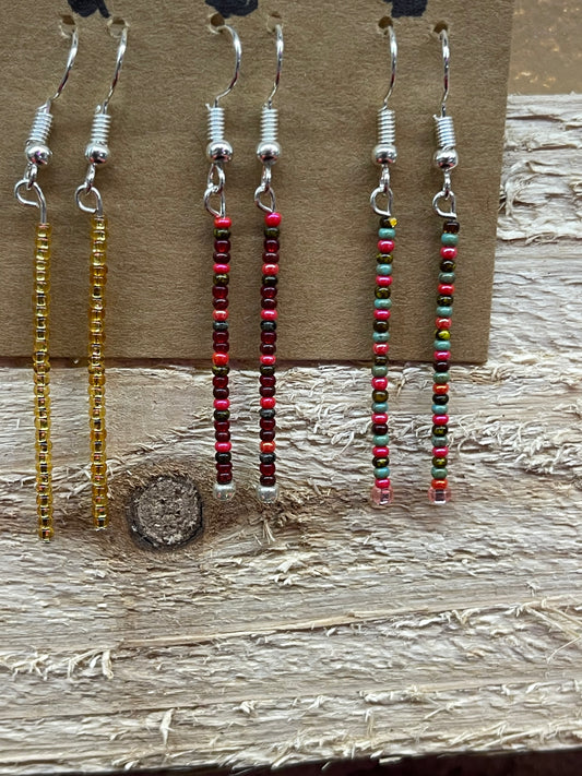 3 Set Beaded Earrings