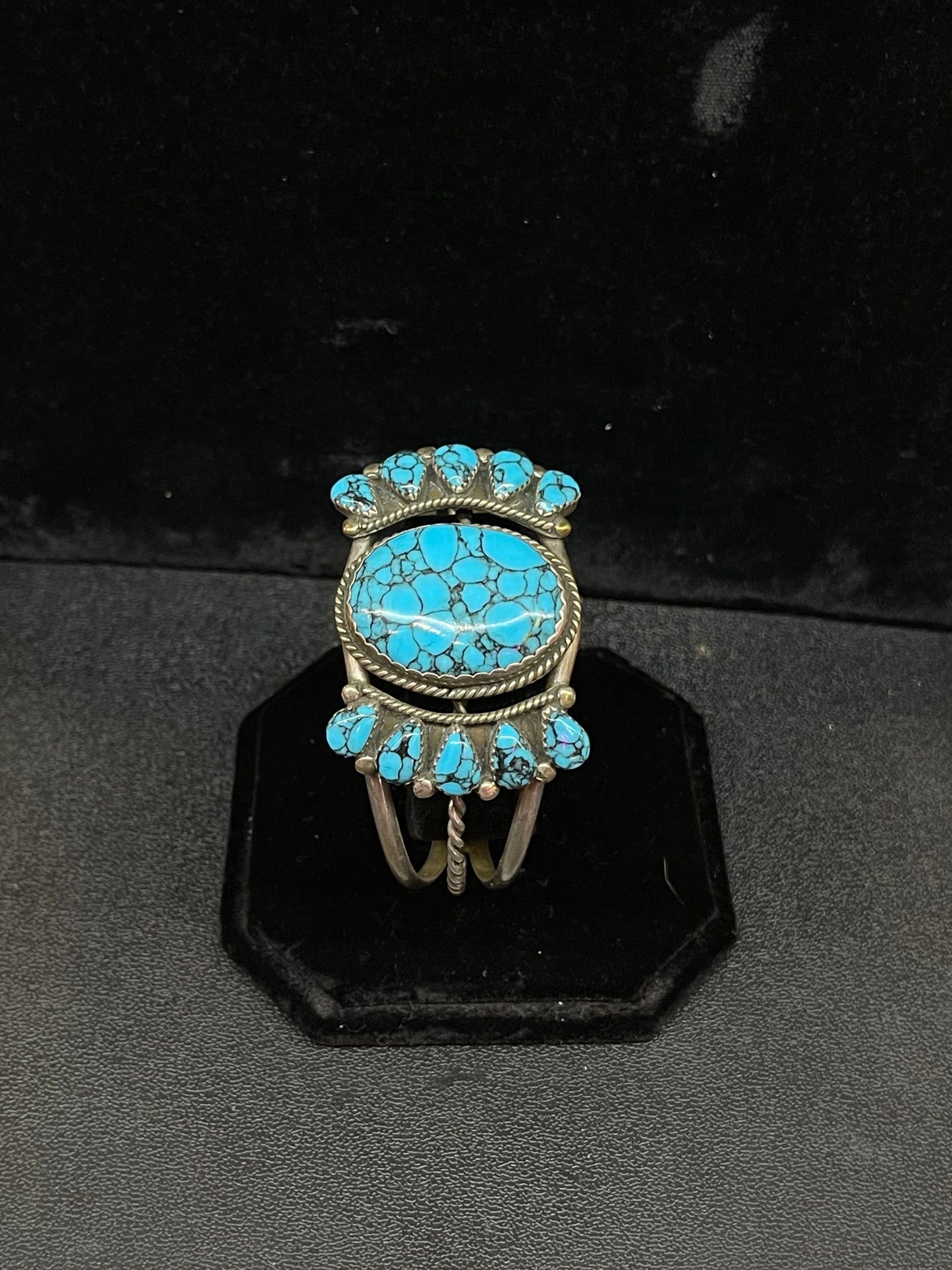 Vintage Egyptian Turquoise Cuff