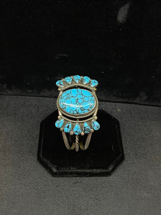 Vintage Egyptian Turquoise Cuff