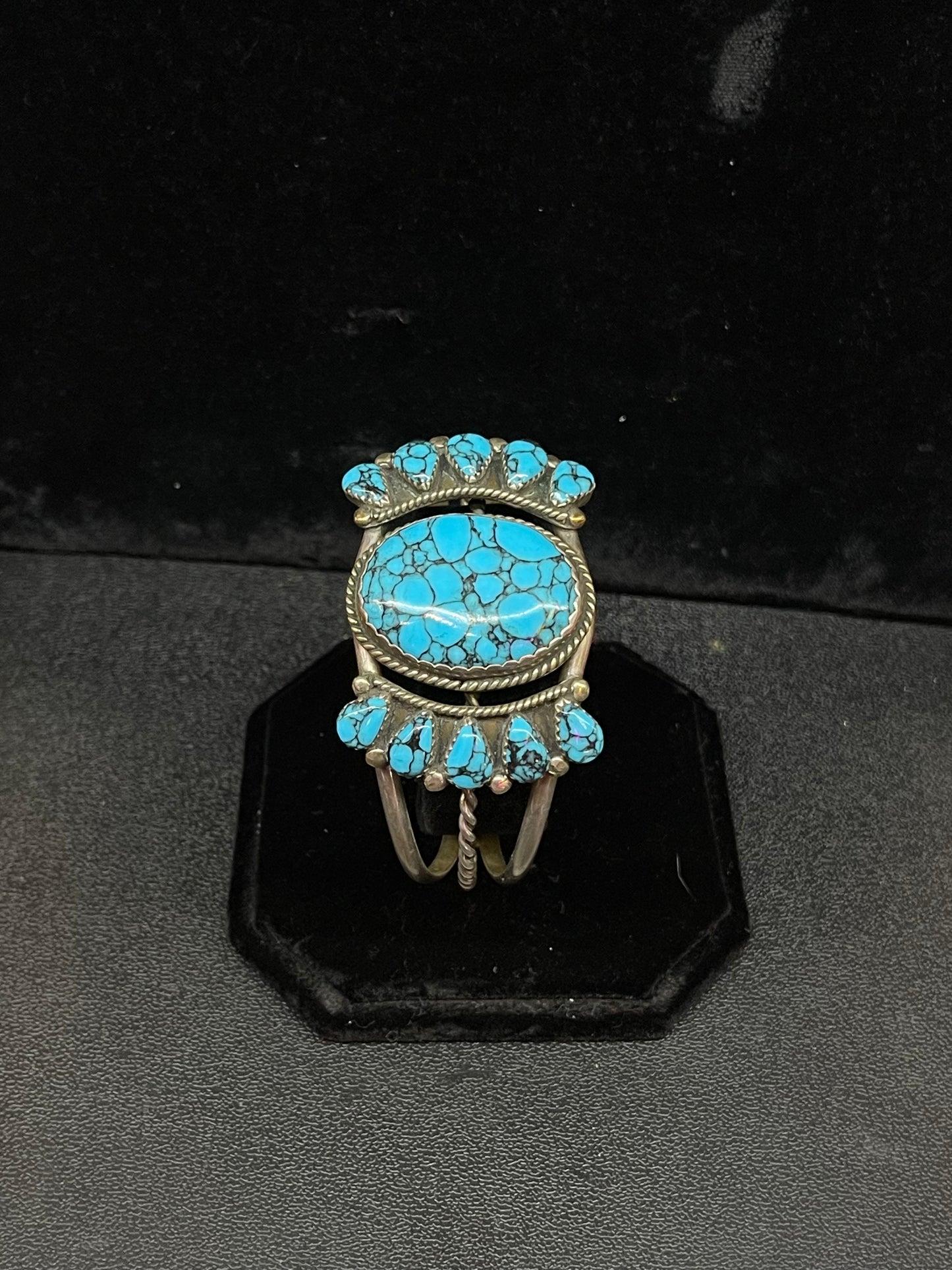 Vintage Egyptian Turquoise Cuff