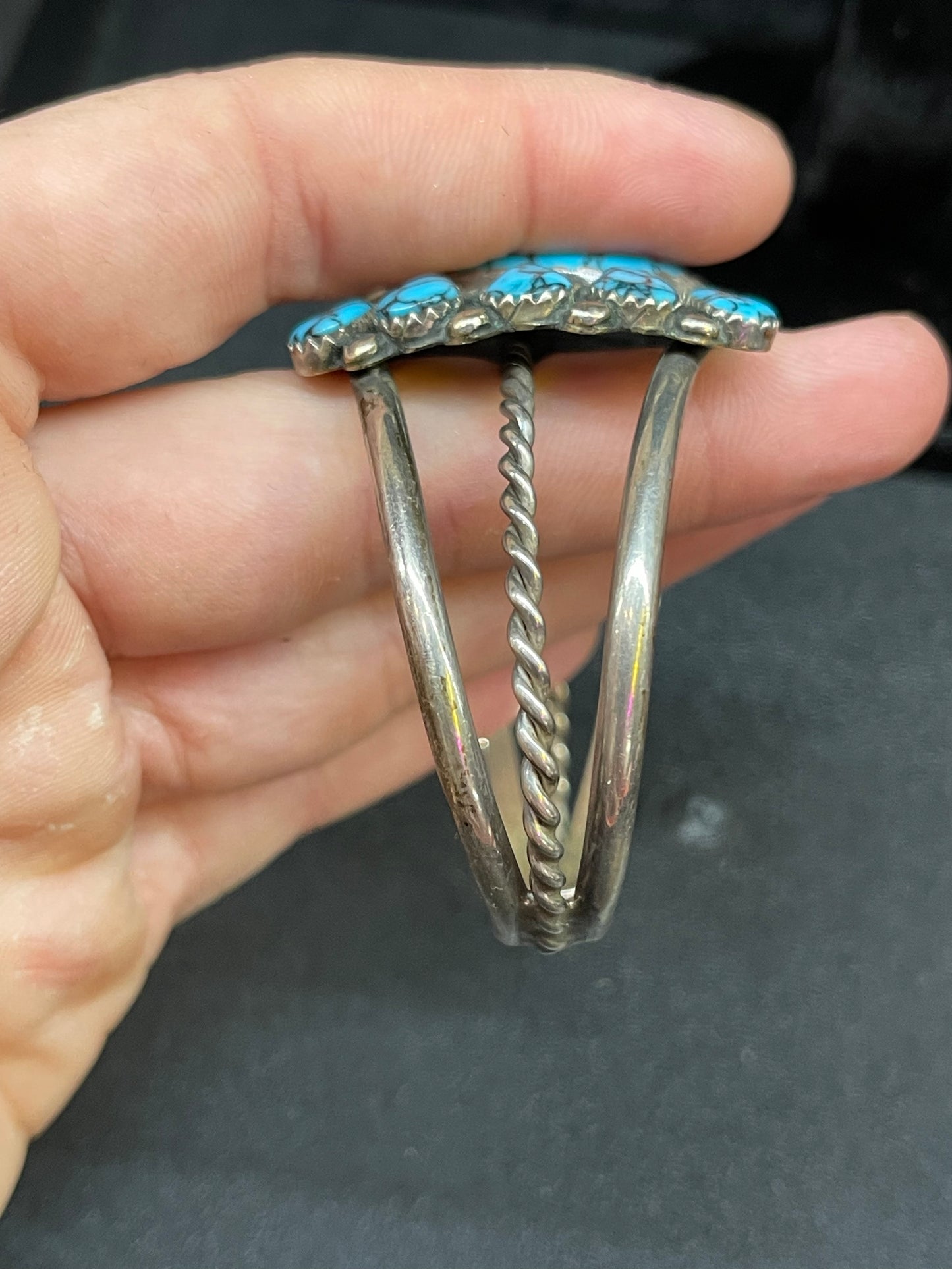 Vintage Egyptian Turquoise Cuff