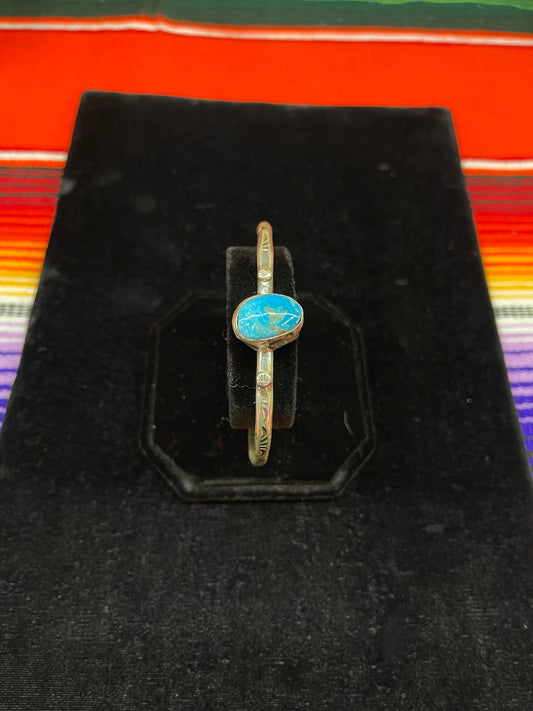 Kingman Turquoise Oval Bracelet