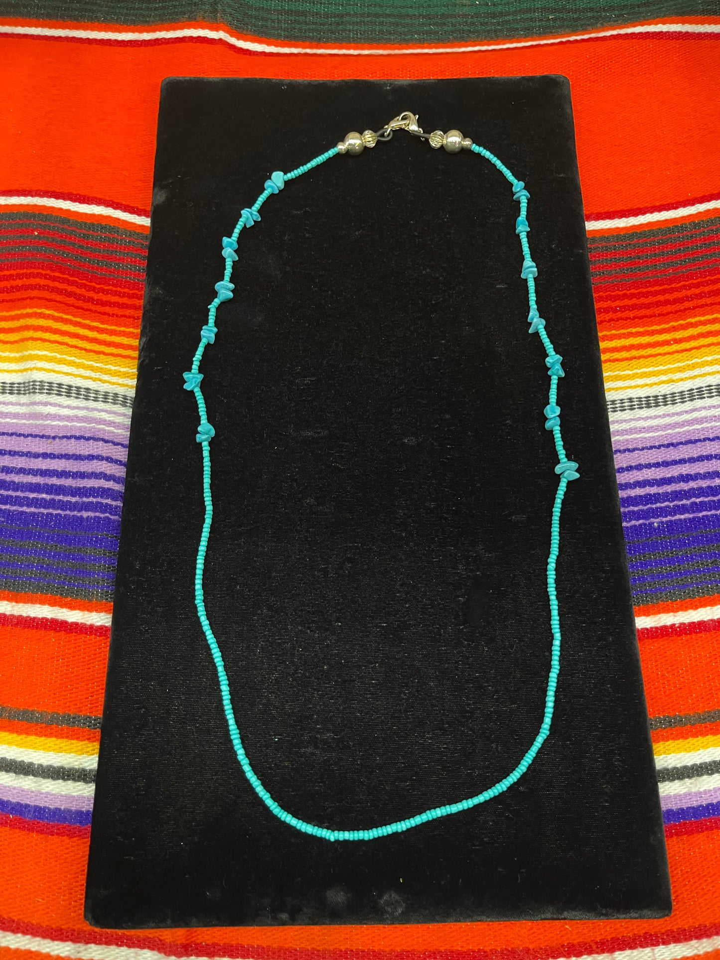 Beaded Necklace with Turquoise