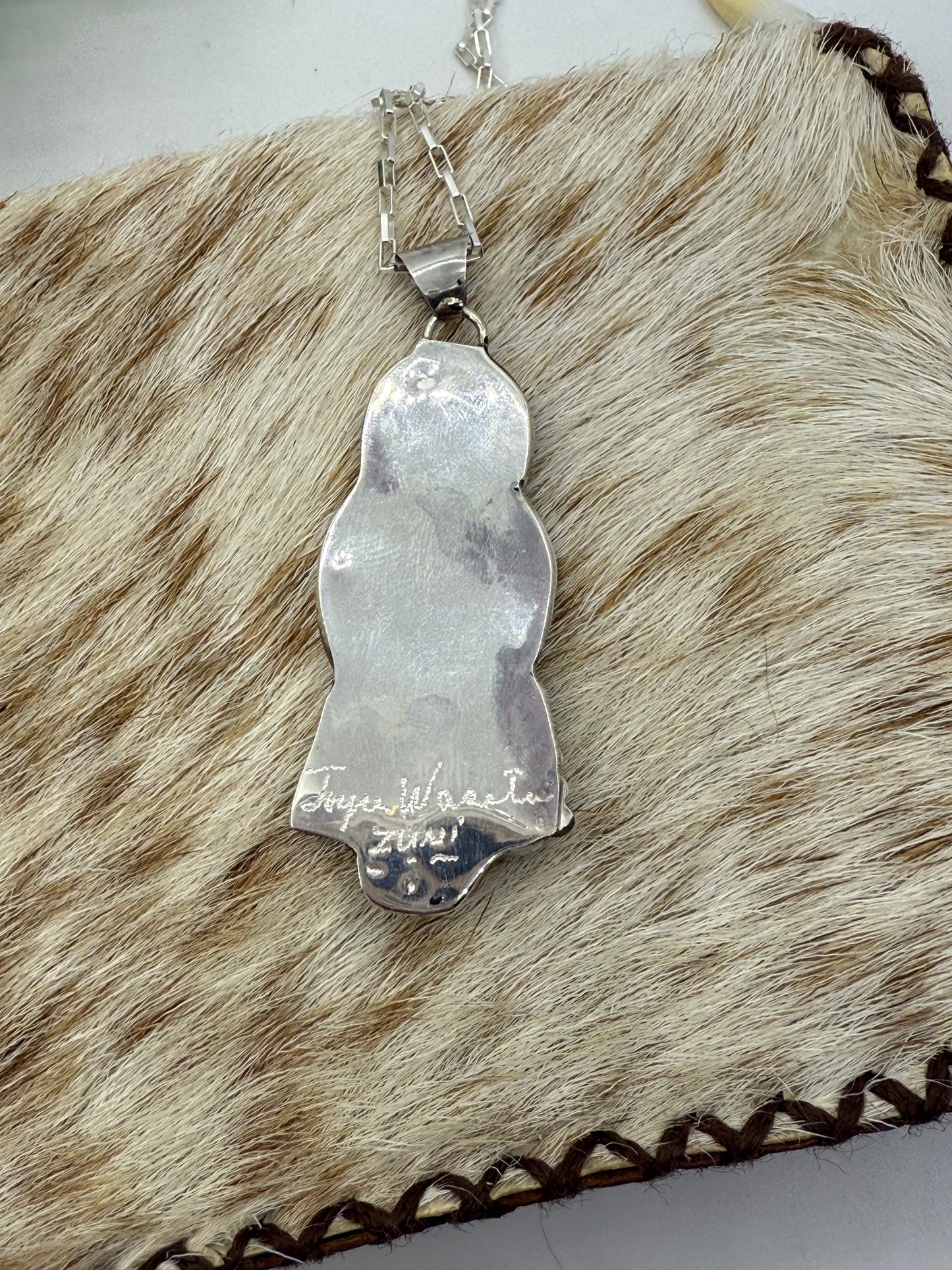 16" Maiden Pendant by Joyce Waseta, Zuni