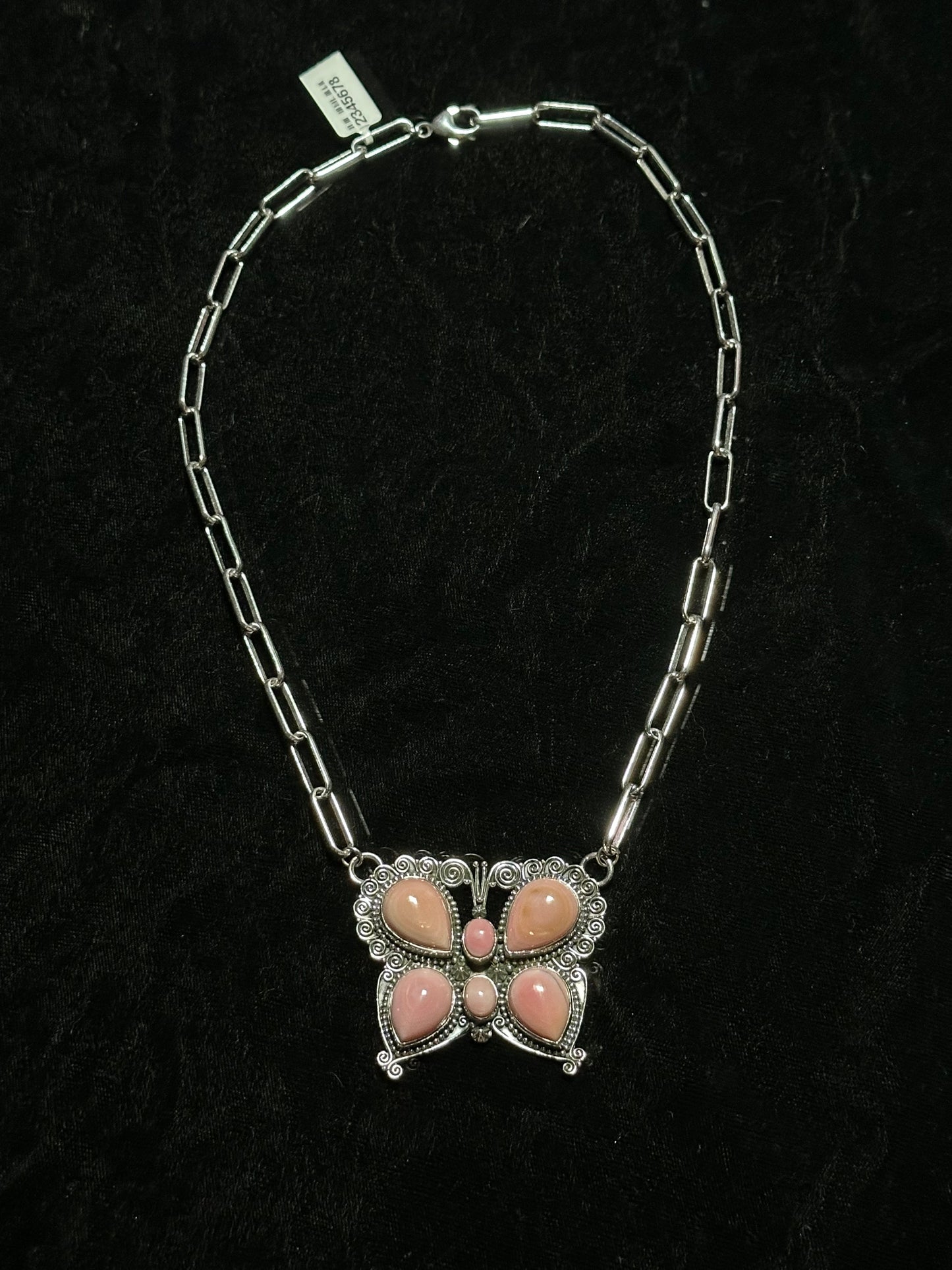 Cotton Candy Butterfly Necklace by ZIA