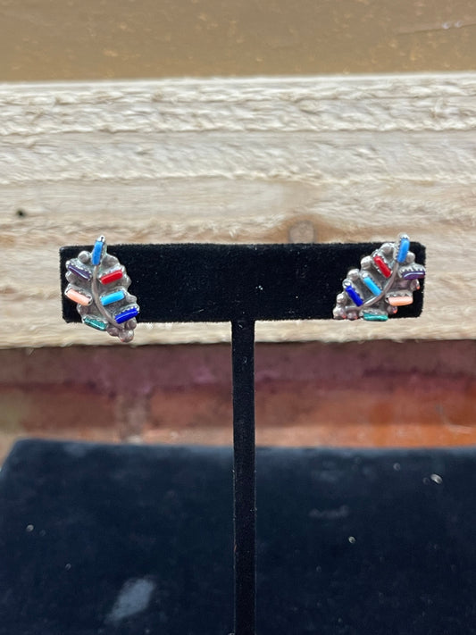 Multi-Stone Stud Earrings
