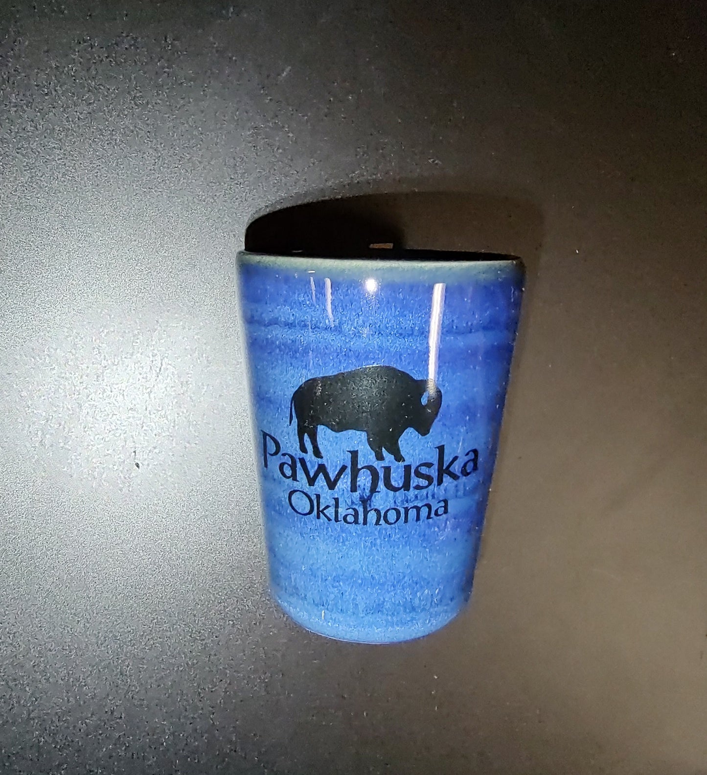 Pawhuska Oklahoma Natural Colors Shot Glass