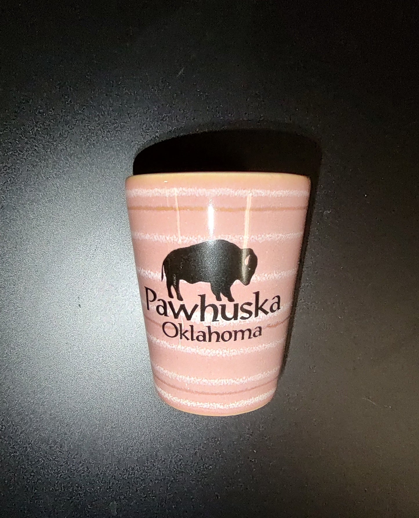 Pawhuska Oklahoma Natural Colors Shot Glass