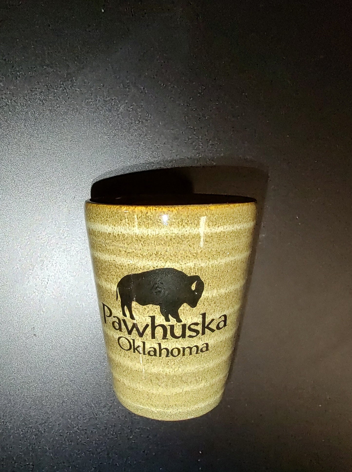 Pawhuska Oklahoma Natural Colors Shot Glass