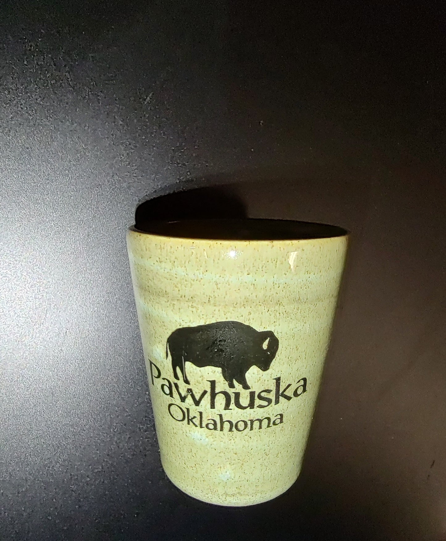 Pawhuska Oklahoma Natural Colors Shot Glass