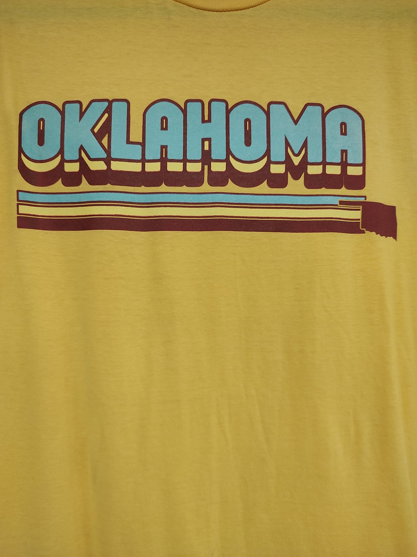 Bright Yellow Oklahoma Shirt