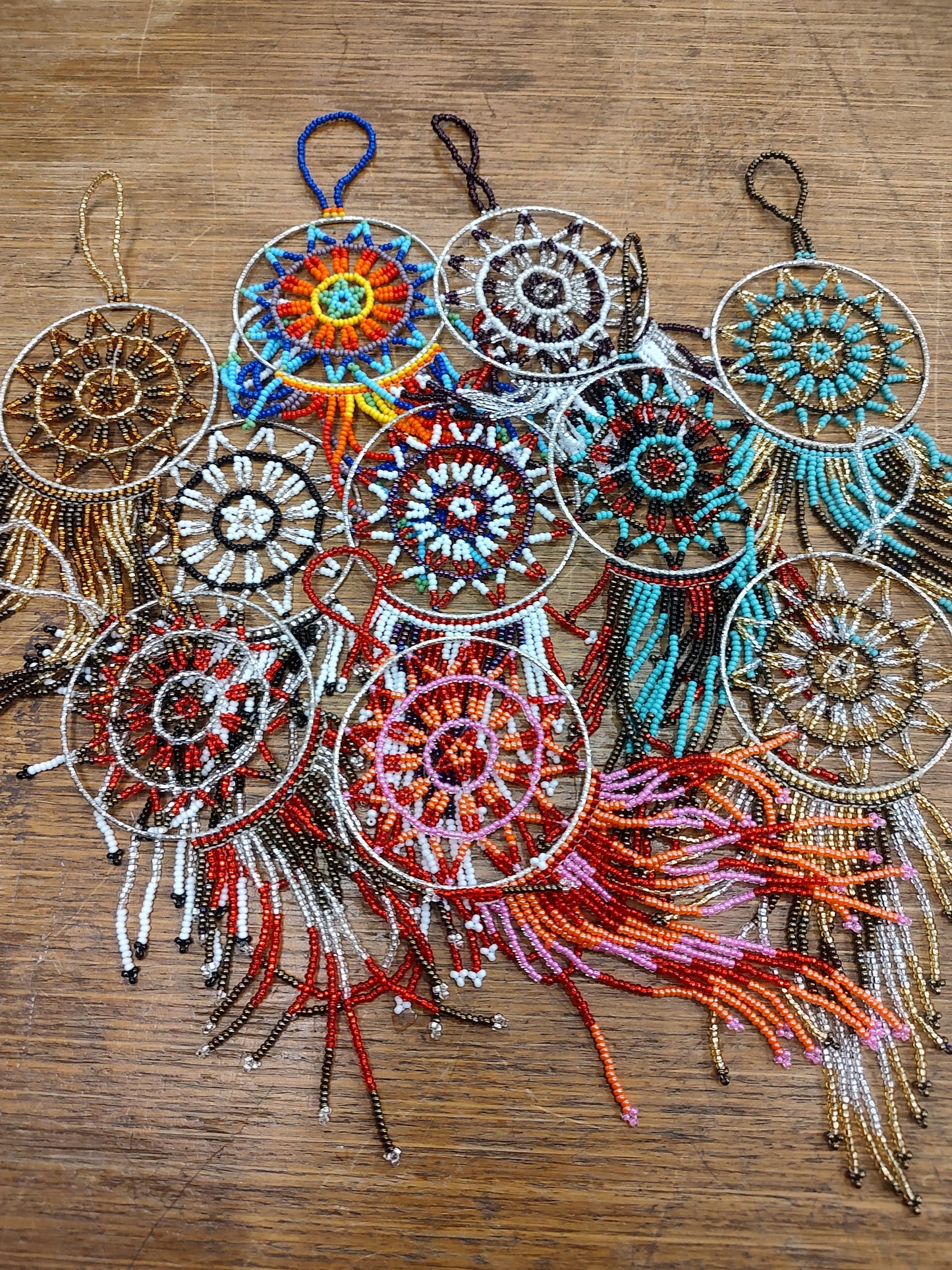 Beaded Dreamcatcher ornament