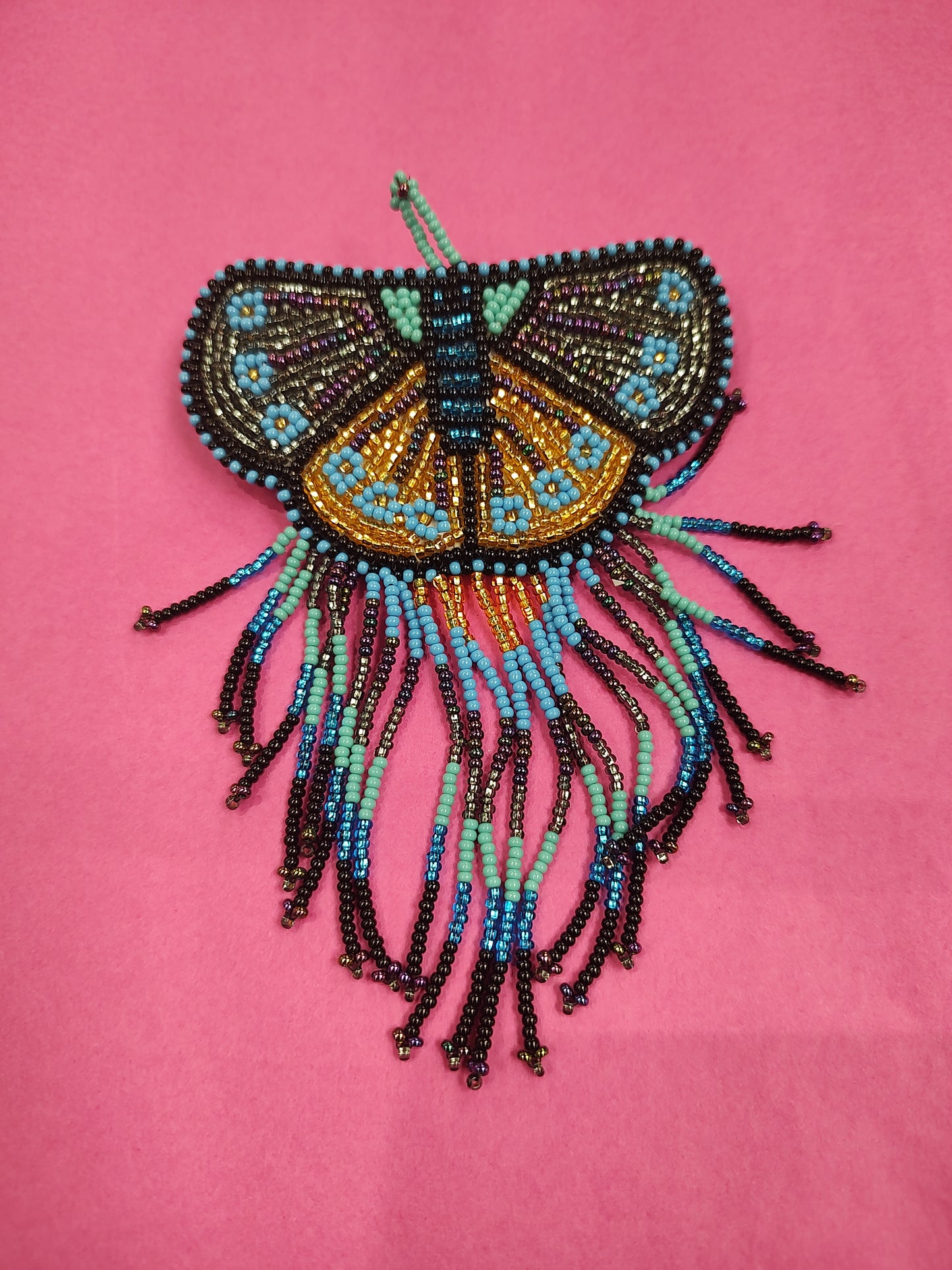 Butterfly hair barrette