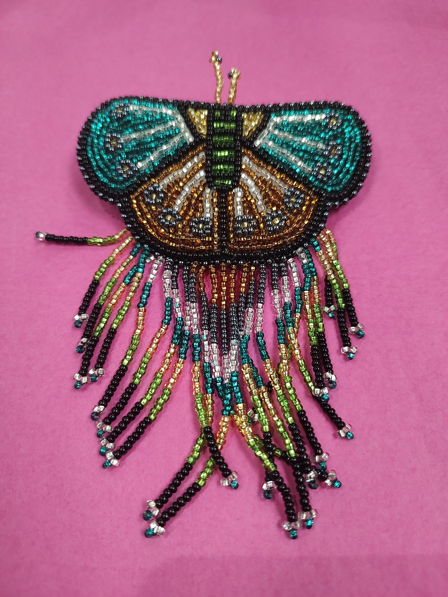 Butterfly hair barrette