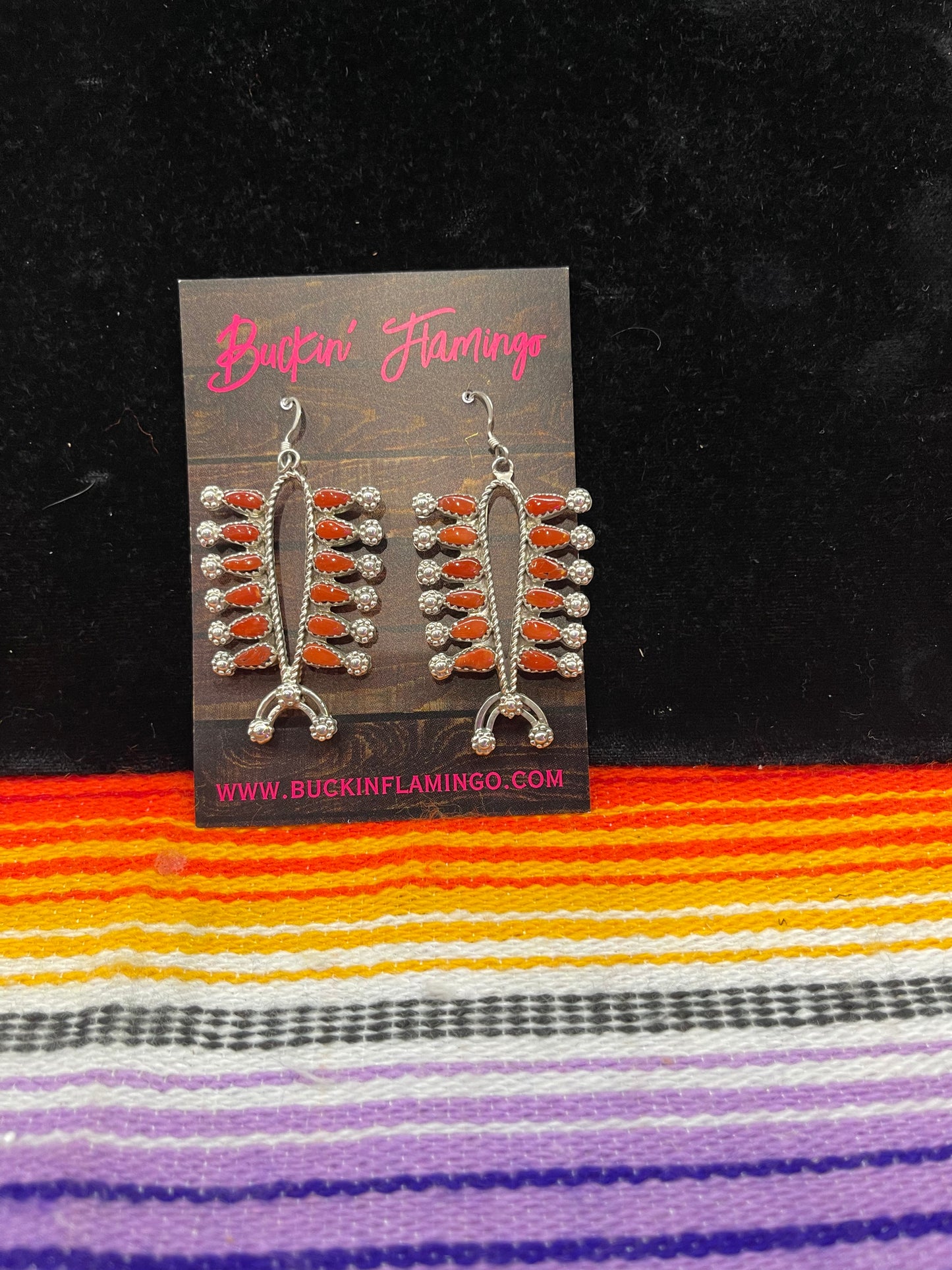 Reversible Sleeping Beauty & Coral Earrings