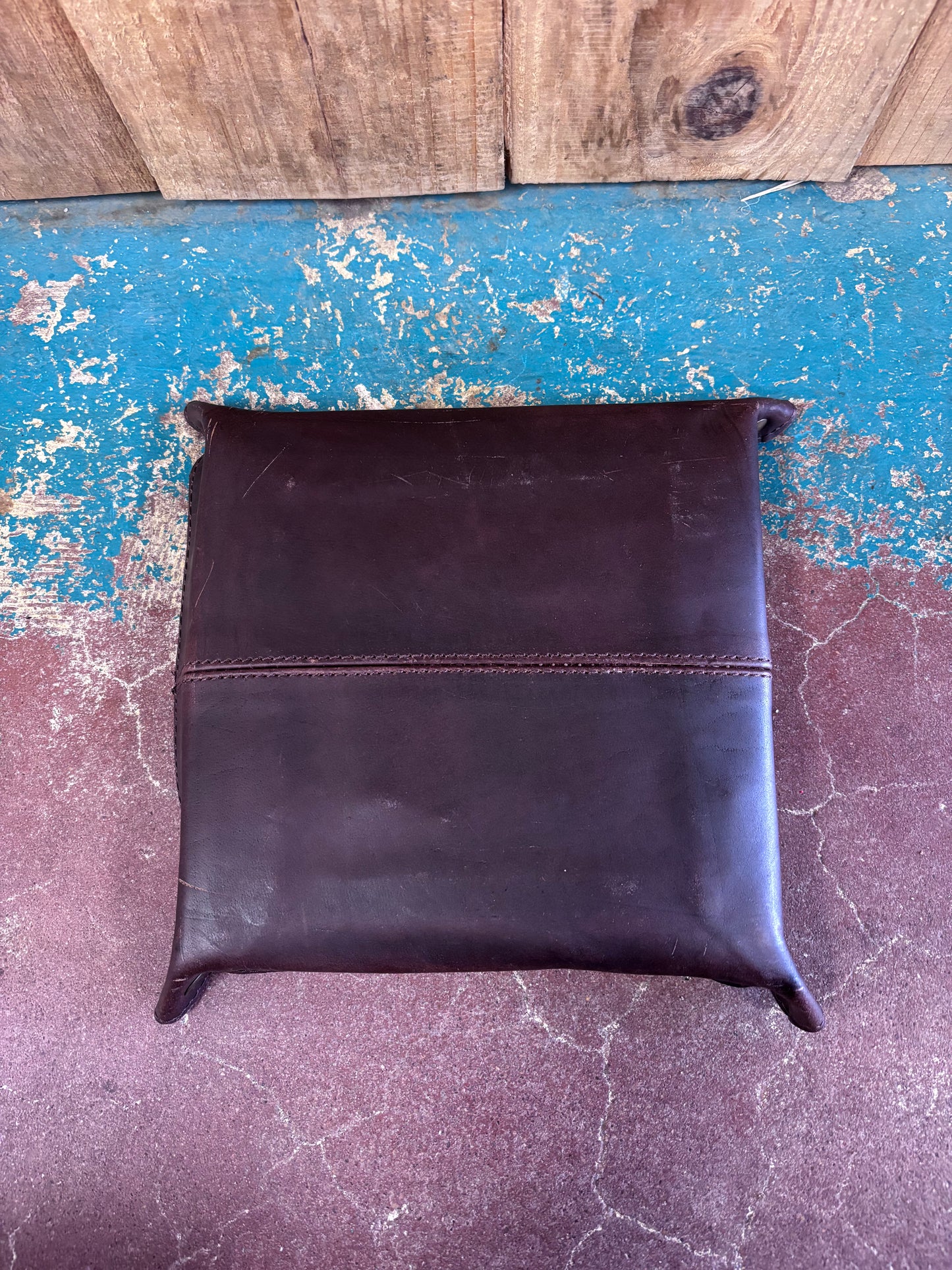 Red Tooled Jewelry Tray