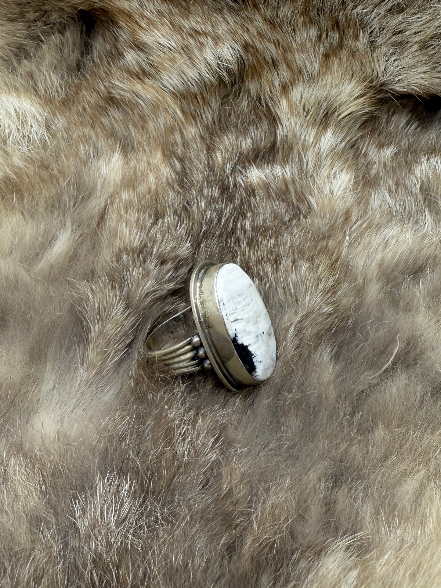 9.0 White Buffalo Ring