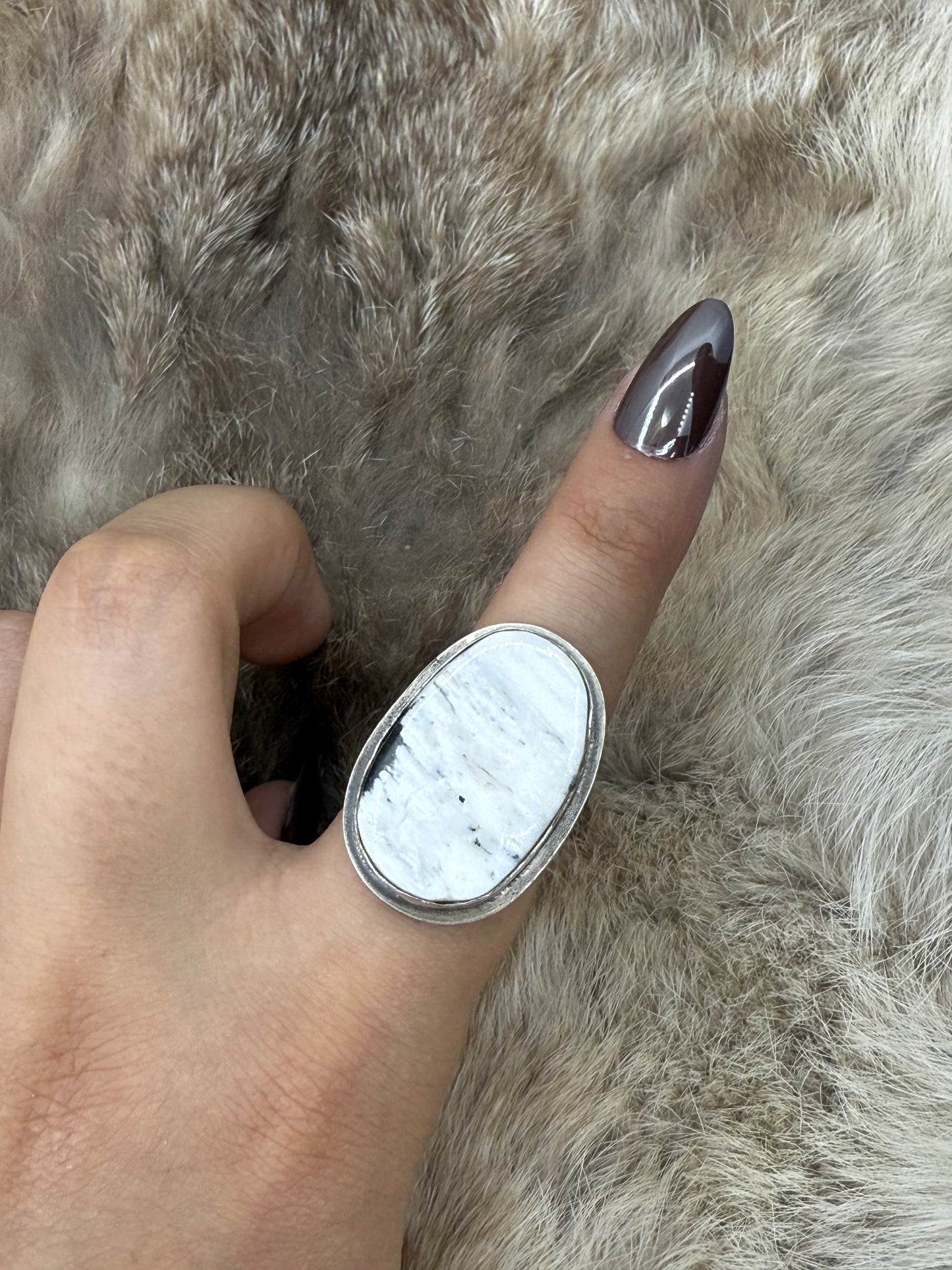 9.0 White Buffalo Ring