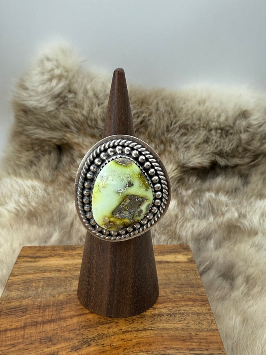 Adjustable Palomino Turquoise Ring