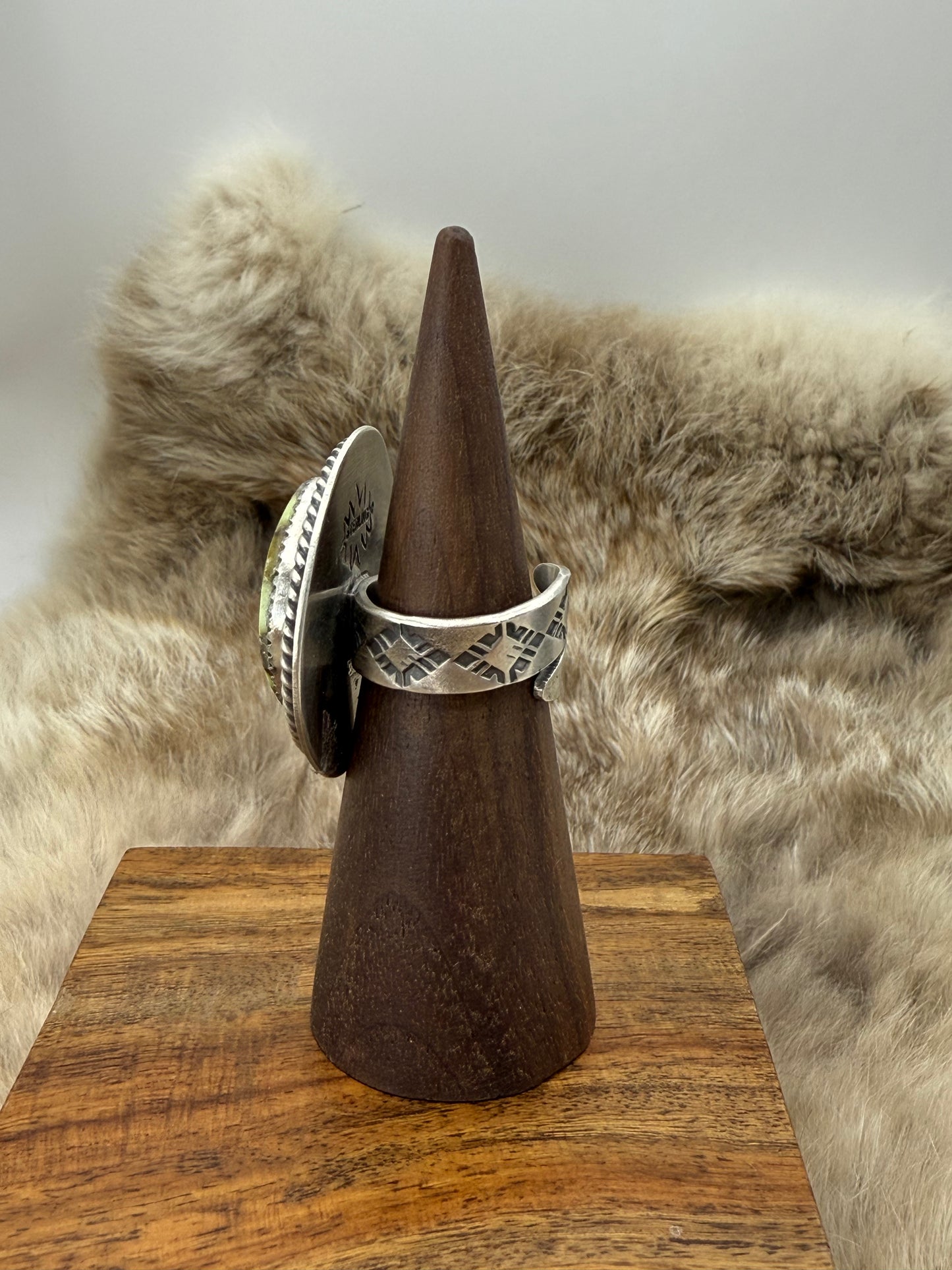 Adjustable Palomino Turquoise Ring