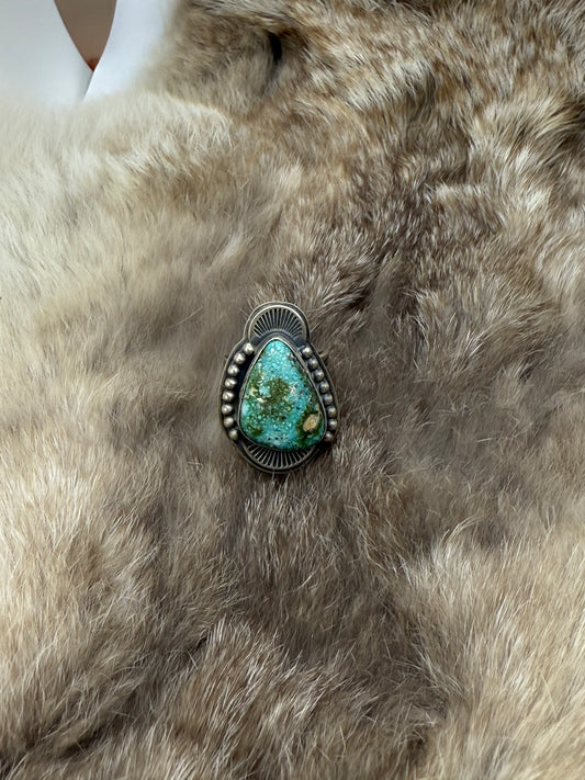 9.0 Sonoran Gold Turquoise Ring