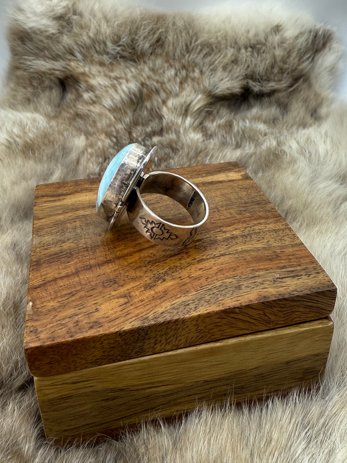 9.0 Golden Hills Turquoise by Steven Nez, Navajo