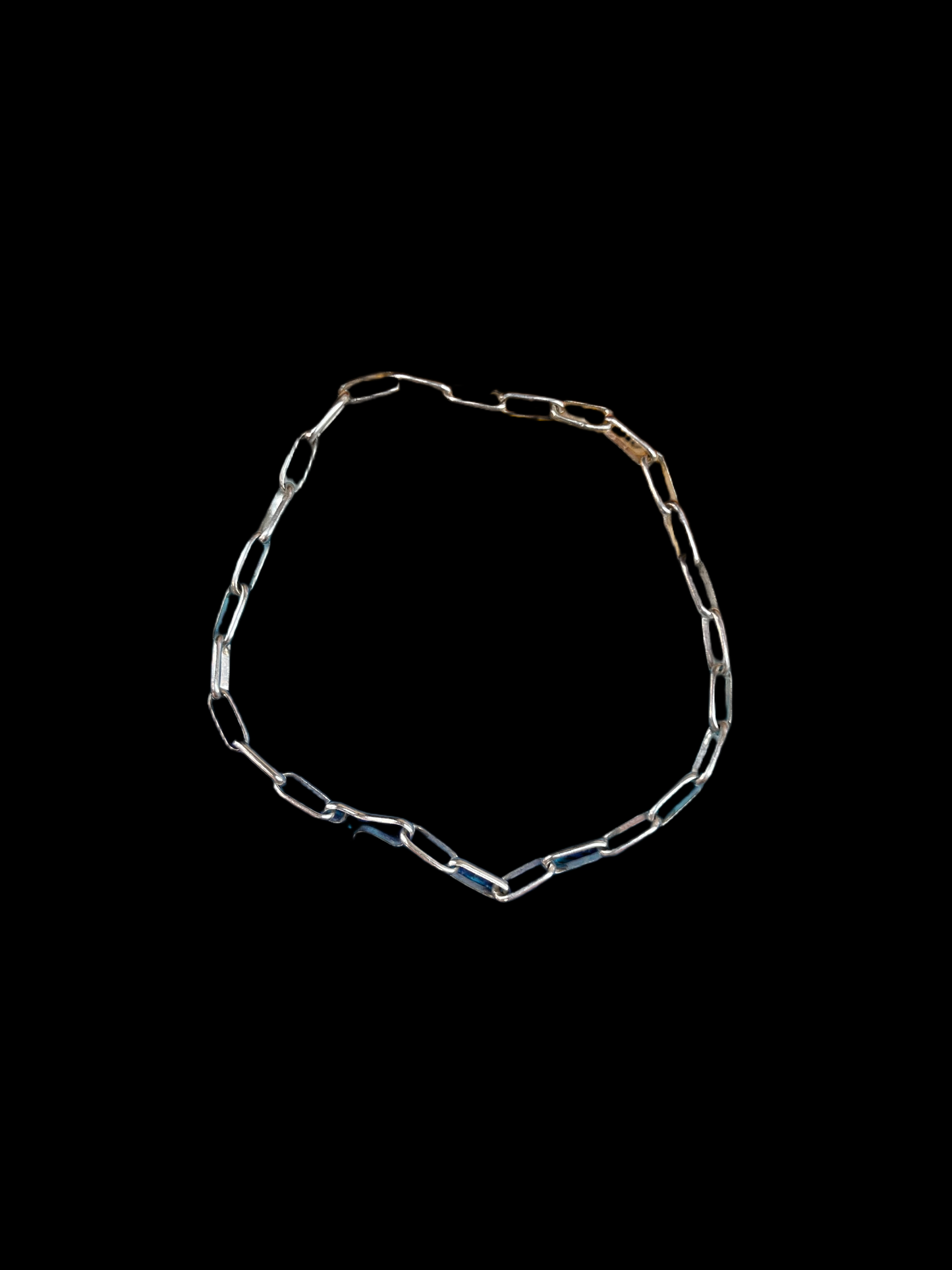 Paperclip Chain Bracelet by Sally Shurley, Navajo