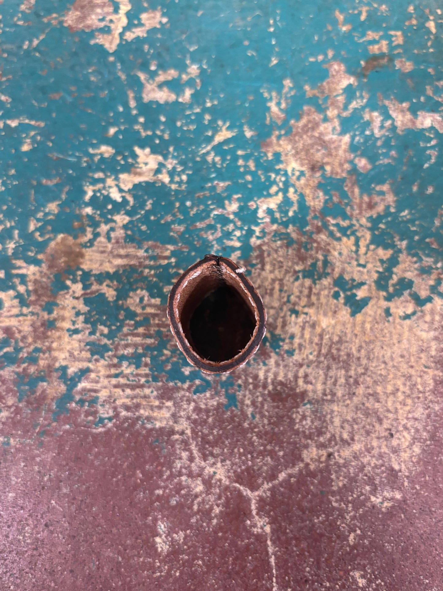 Tooled Leather With Turquoise Bouquet Holder - Scarf Slide - Napkin Ring