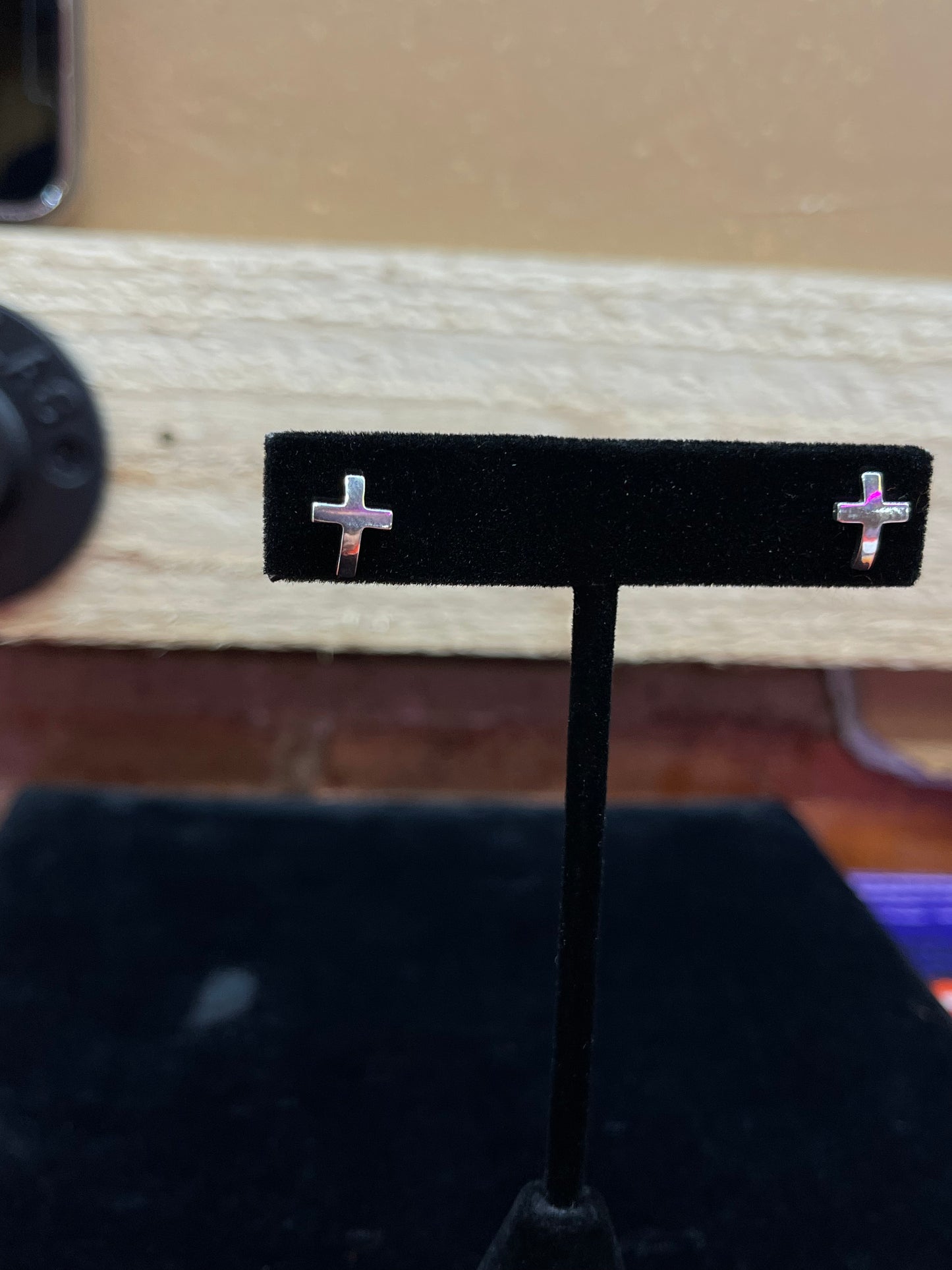 Cross Stud Earrings