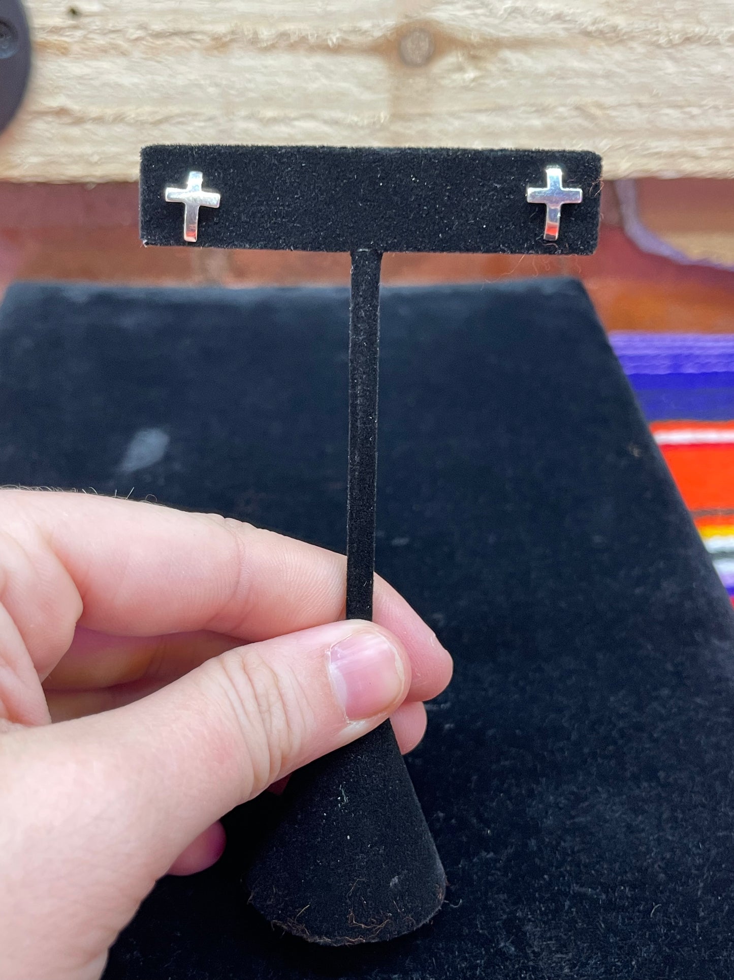 Cross Stud Earrings