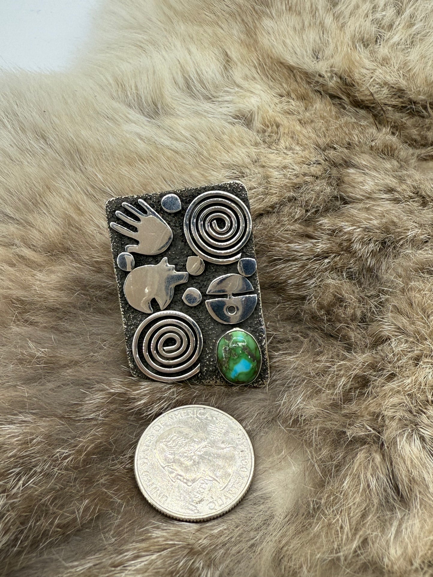 8.0 Sonoran Gold Ring by Alex Sanchez, Navajo
