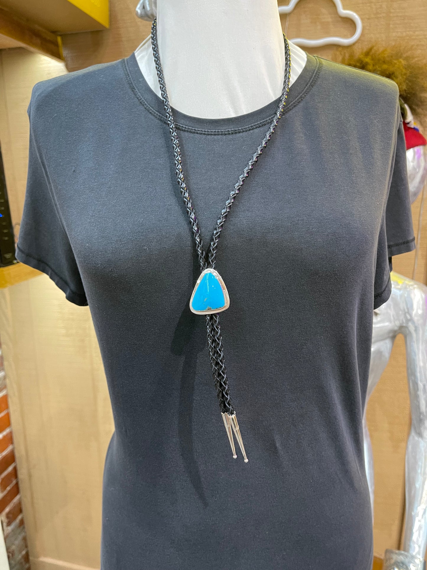 Bolo Tie by Marie Jackson, Navajo