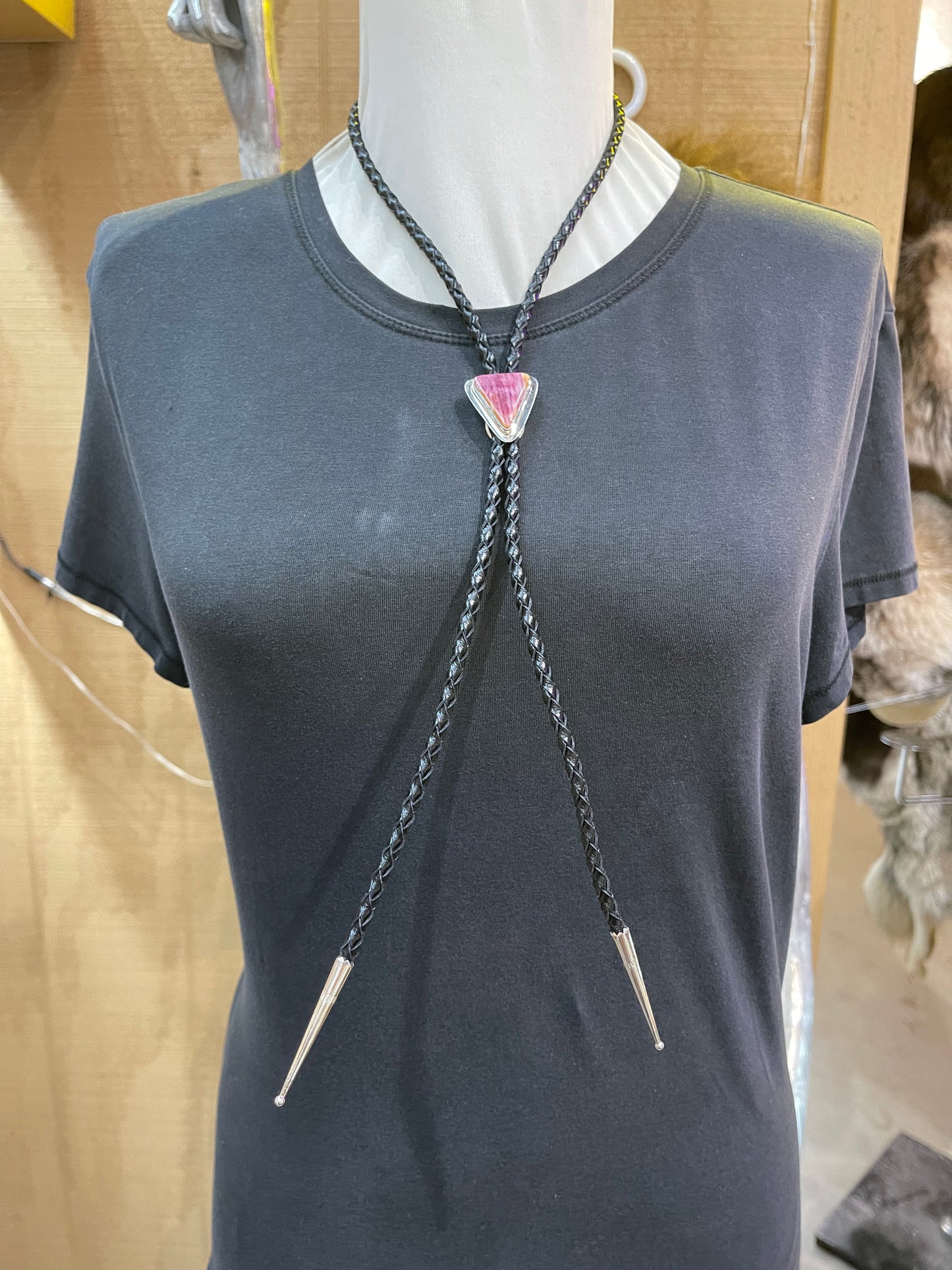 Bolo Tie by Marie Jackson, Navajo