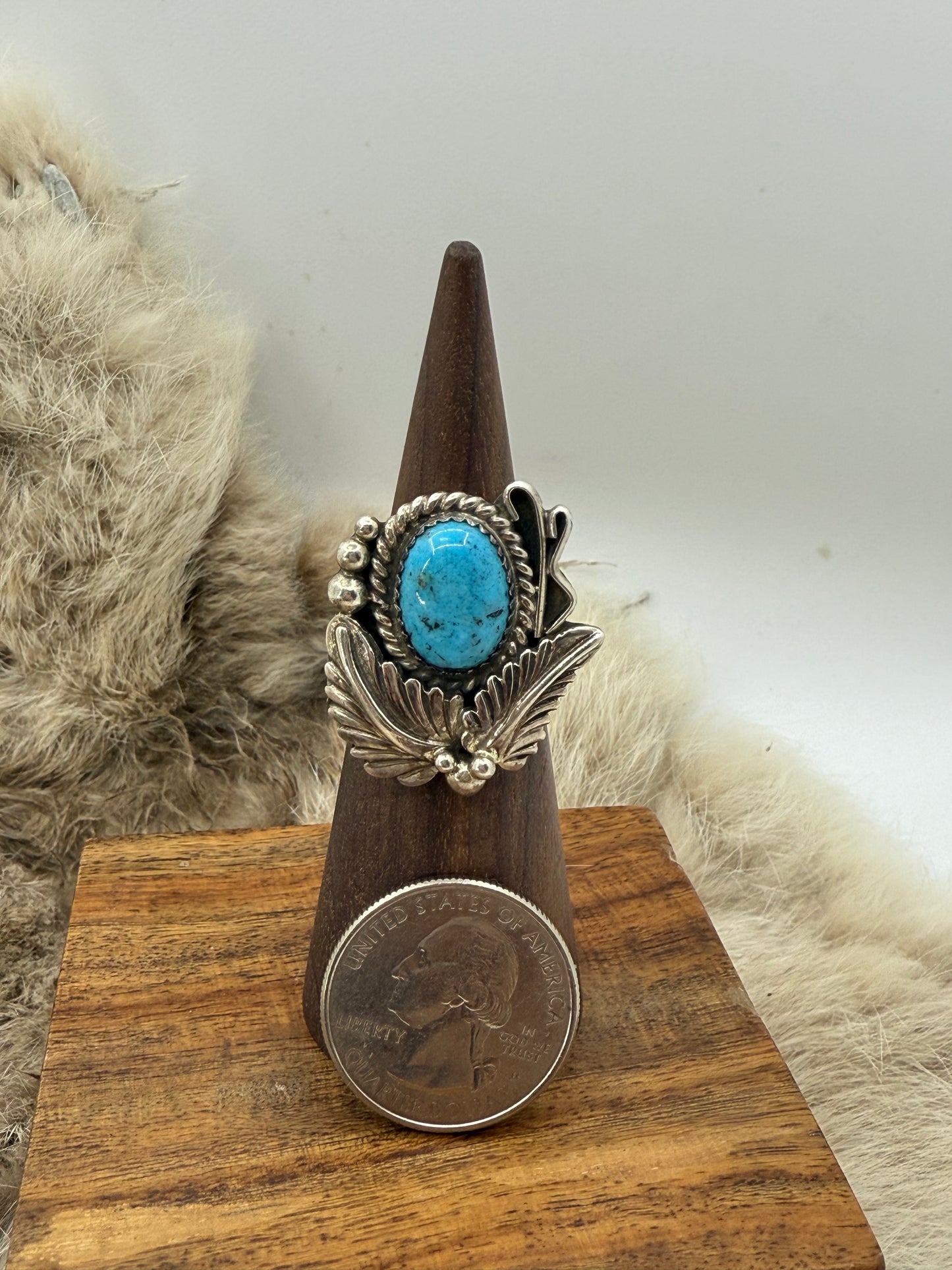 6.0 New "Old Stock" Ring by GB, Navajo