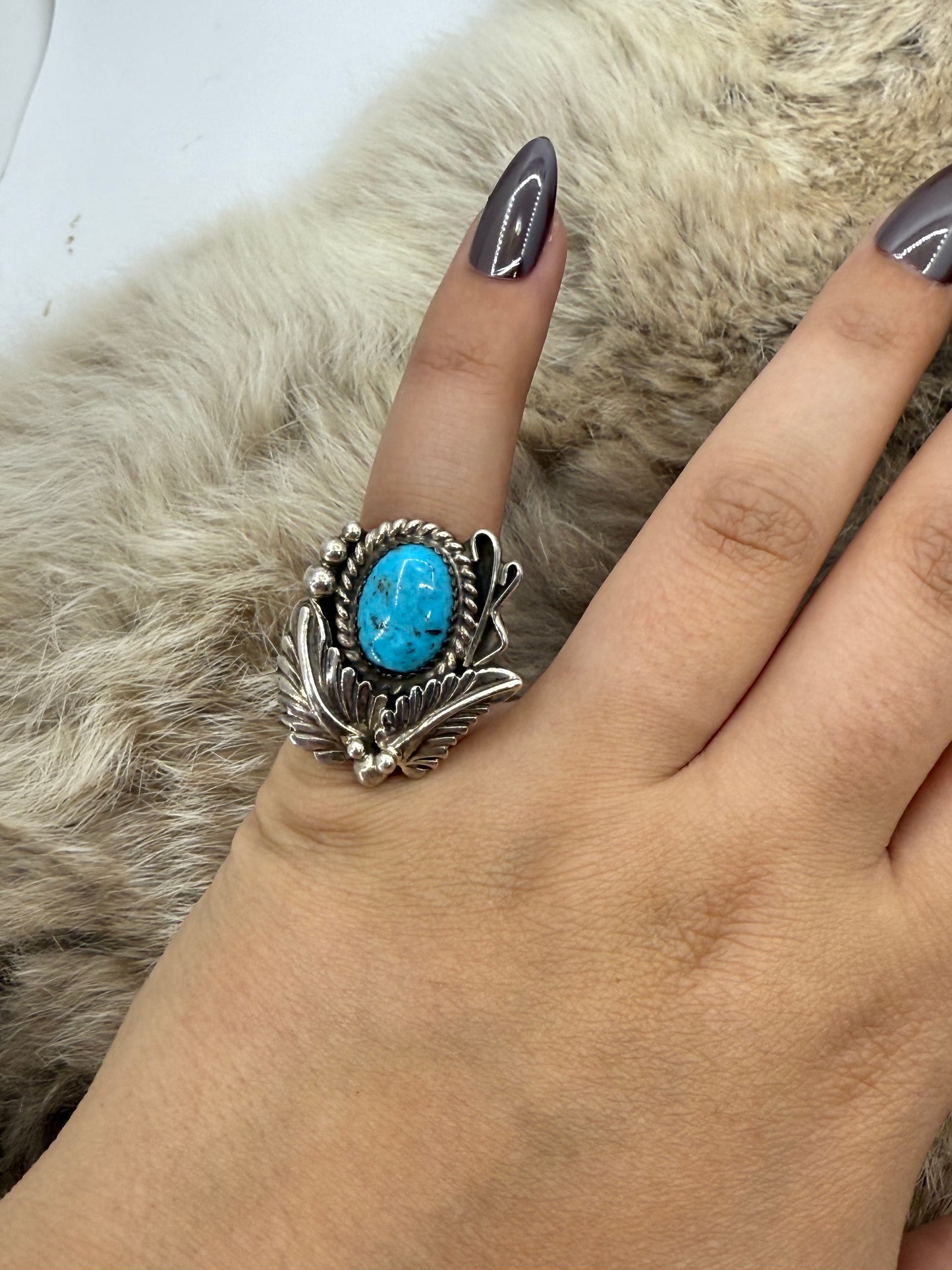 6.0 New "Old Stock" Ring by GB, Navajo