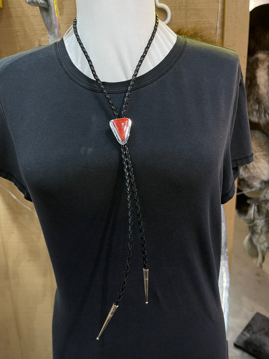 Bolo Tie by Marie Jackson, Navajo