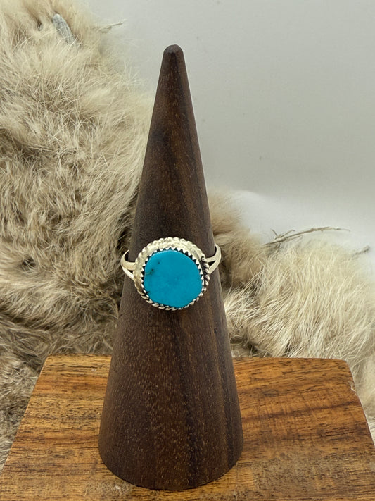 6.5 Turquoise Round Ring
