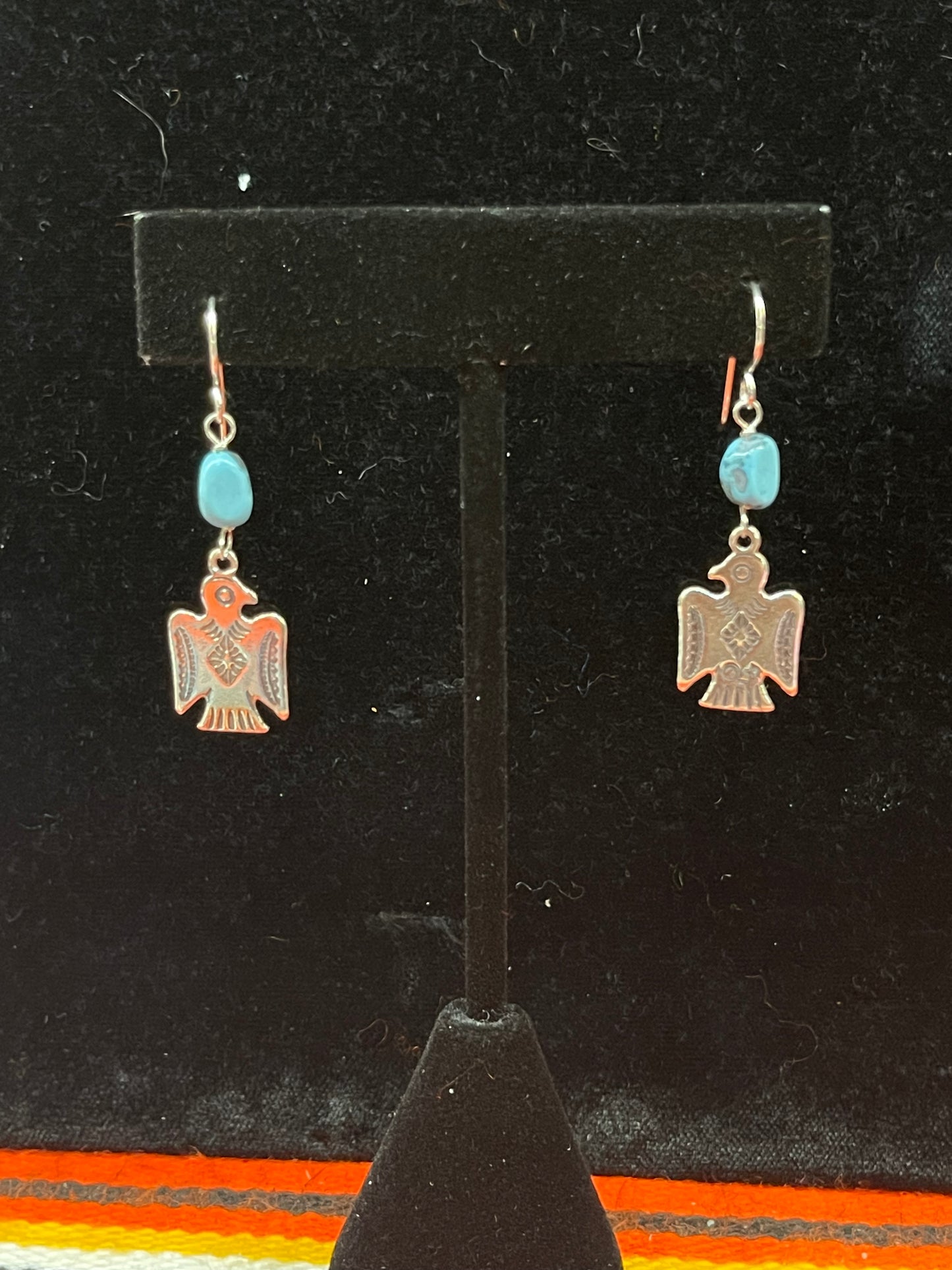 Thunderbird Turquoise Earrings