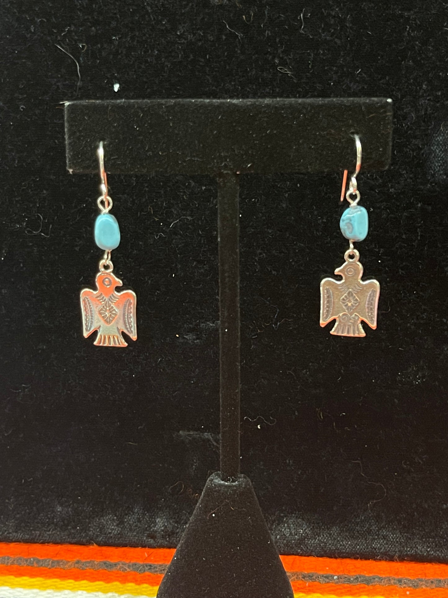 Thunderbird Turquoise Earrings