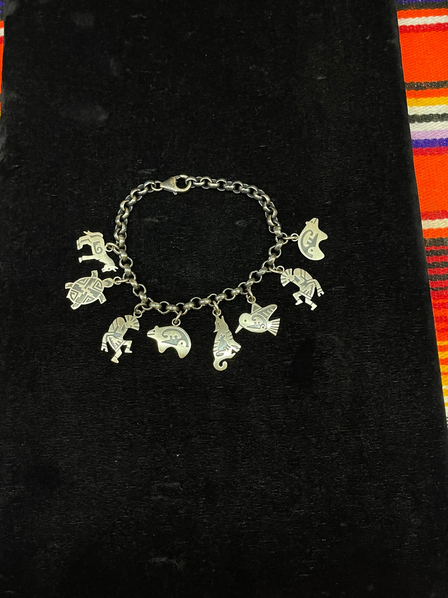 Sterling Silver Charm Bracelet