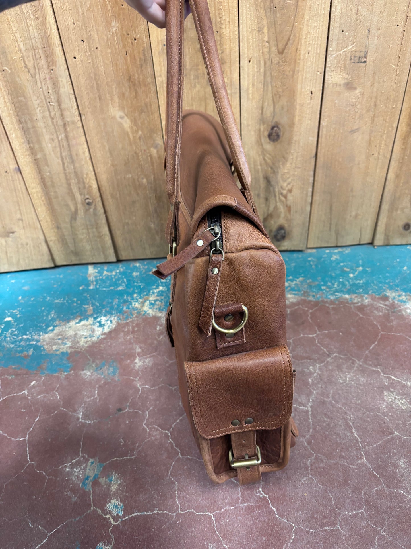 Brown Leather Briefcase