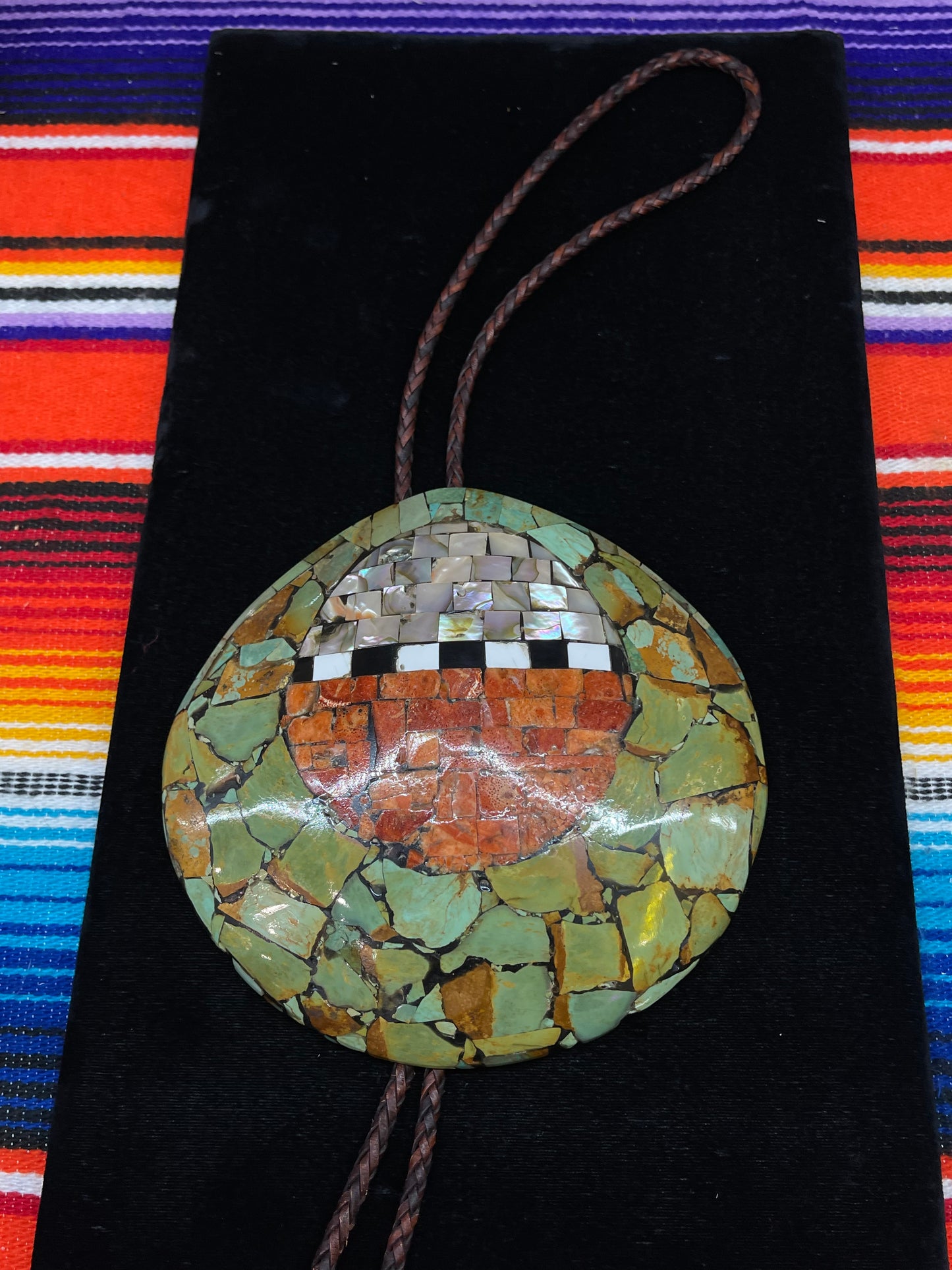 Shell Inlaid Bolo Tie (Cody’s Favorite)