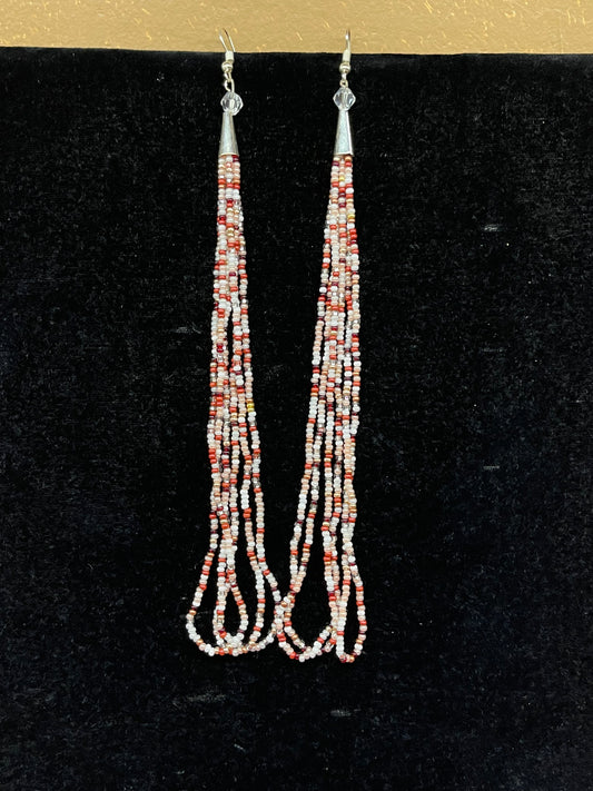 Long Beaded Earrings